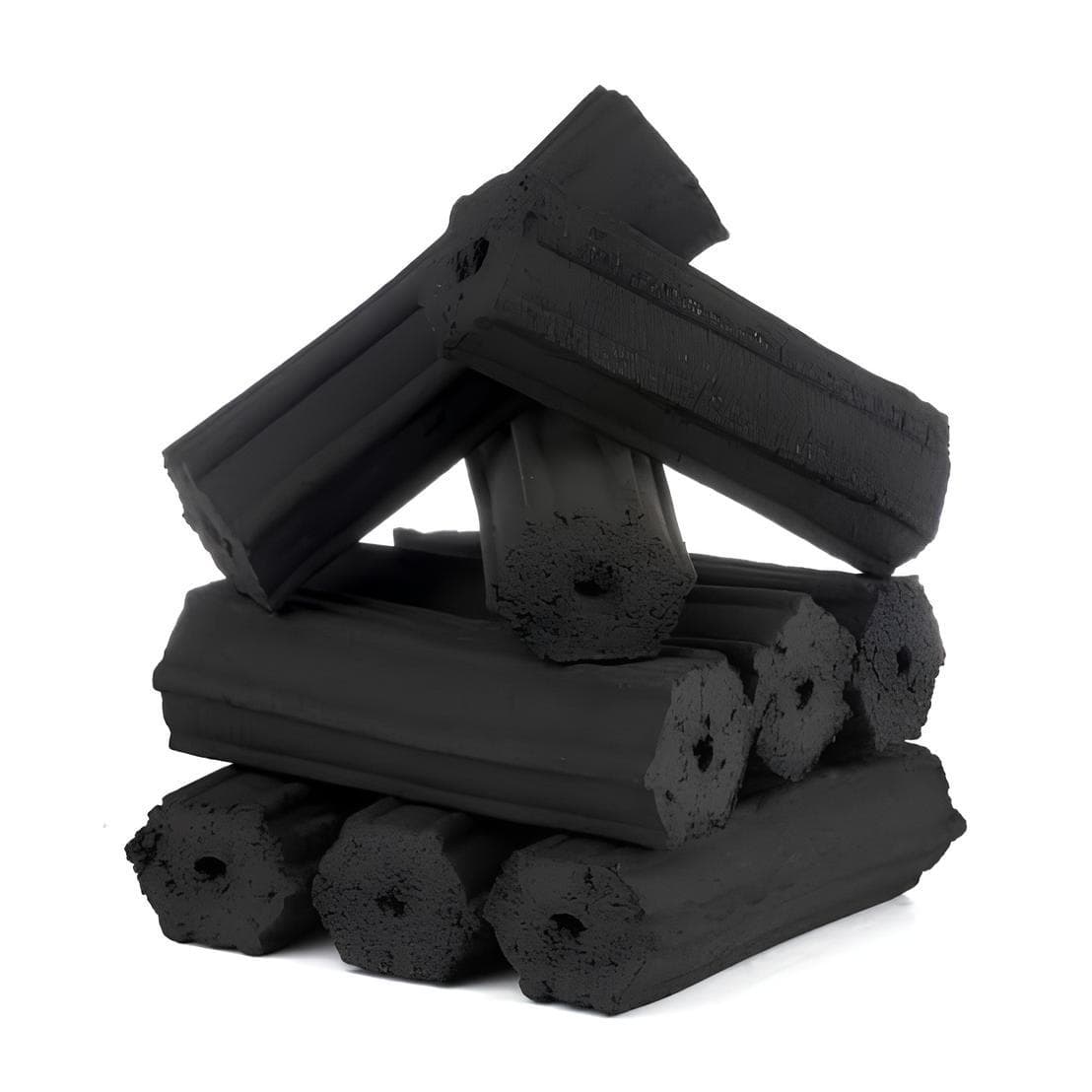 Hexagonal briquette charcoal